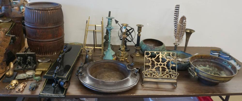GROUP OF ASSORTED BRASS AND OTHER