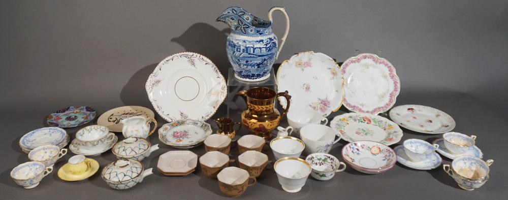 GROUP OF ASSORTED CERAMIC TABLE