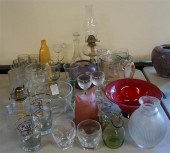 GROUP OF ASSORTED CLEAR AND CO