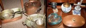 Group of assorted copper cooki