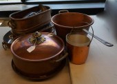 GROUP OF ASSORTED COPPER KITCH