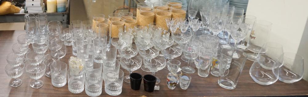 GROUP OF ASSORTED CRYSTAL AND GLASS