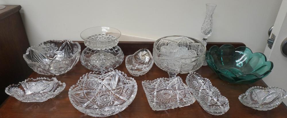 GROUP OF ASSORTED CUT AND PRESSED