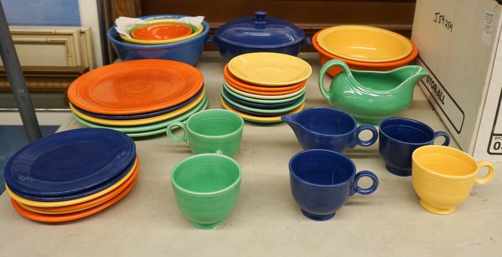 GROUP OF ASSORTED FIESTA TABLE