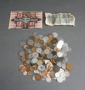 GROUP OF ASSORTED FOREIGN COIN