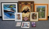 GROUP OF ASSORTED FRAMED AND U