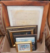 GROUP OF ASSORTED FRAMED WATER