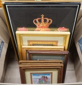 GROUP OF ASSORTED FRAMED WORKS