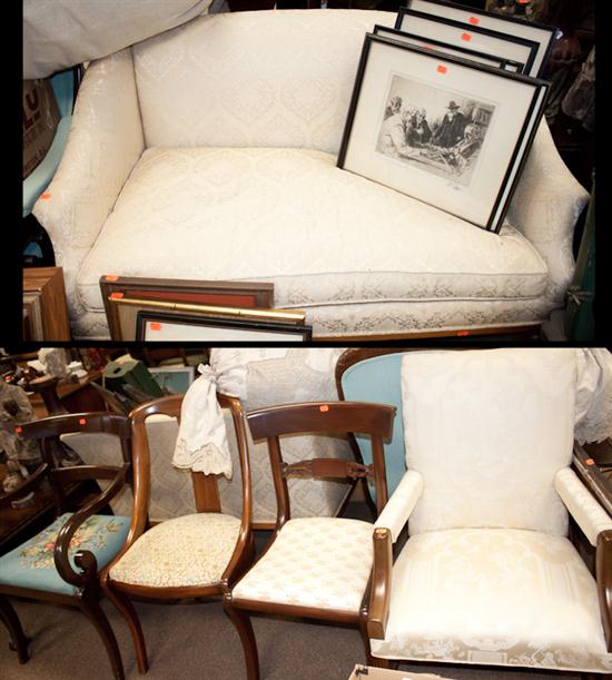 Group of assorted furniture