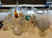 GROUP OF ASSORTED GLASS AND CR