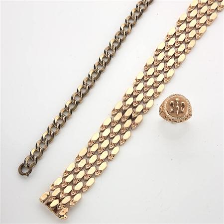 Group of Assorted Gold and Metal
