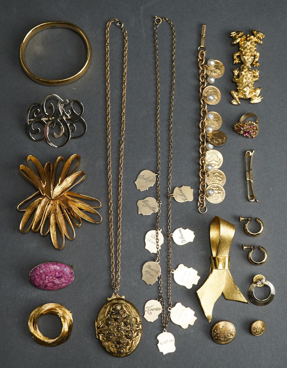GROUP OF ASSORTED GOLD-FILLED AND