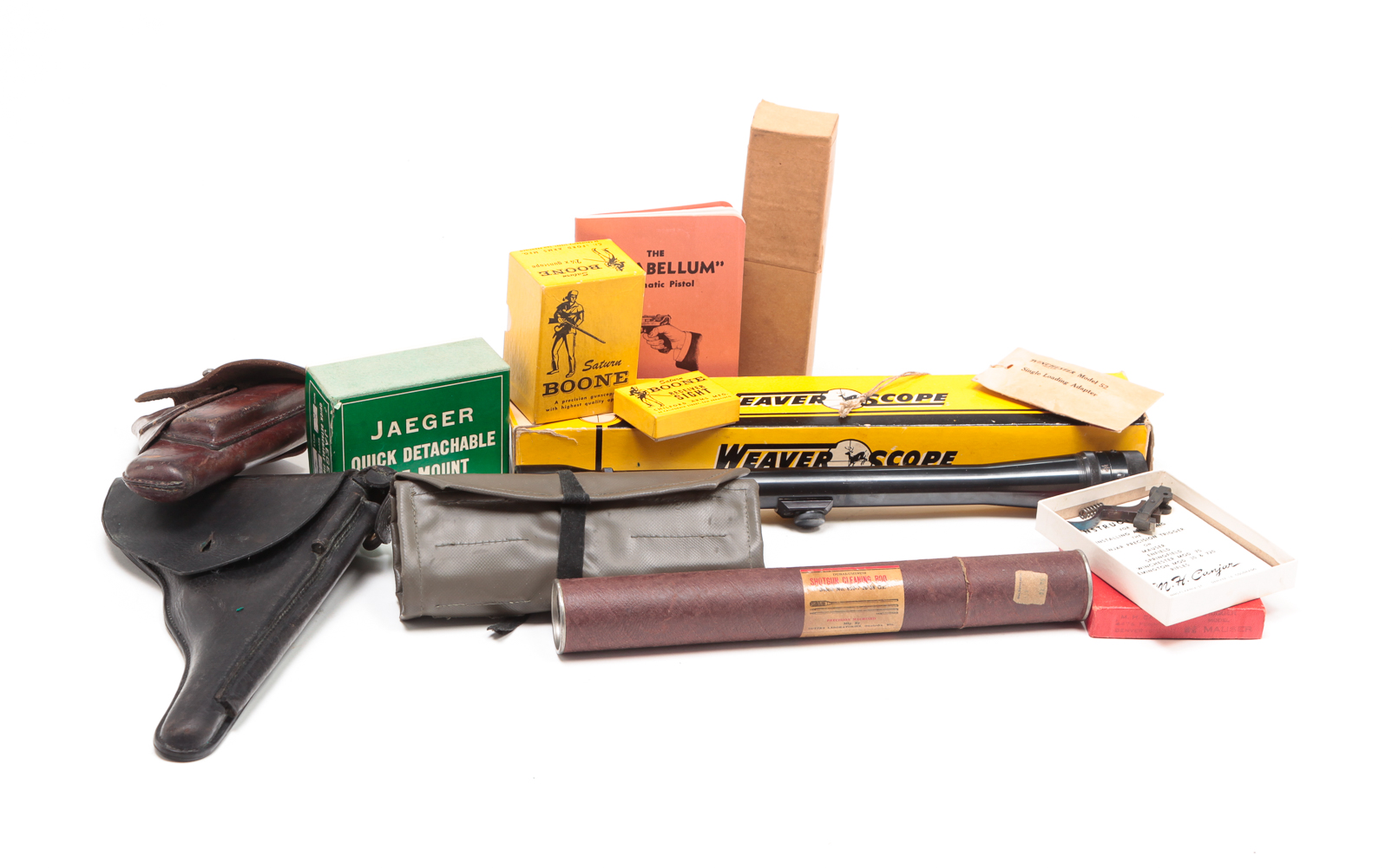 GROUP OF ASSORTED GUN PARTS AND