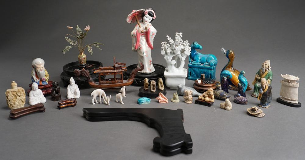 GROUP OF ASSORTED HARDWOOD STANDS