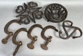 GROUP OF ASSORTED IRON PRIMITI