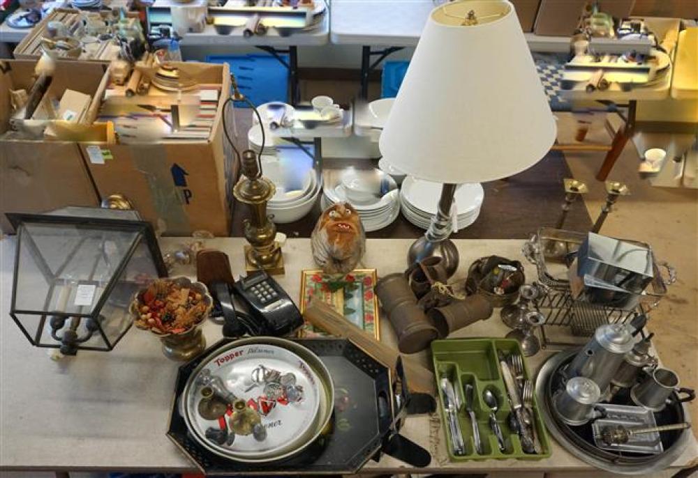 GROUP OF ASSORTED METAL,