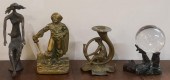 GROUP OF ASSORTED METAL TABLE