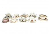 GROUP OF ASSORTED PORCELAIN CU