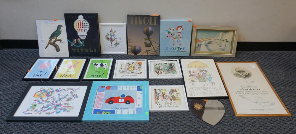GROUP OF ASSORTED PRINTS AND