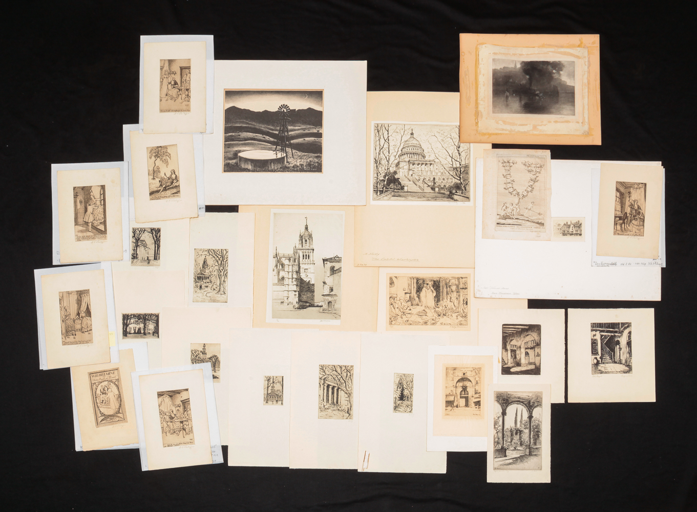GROUP OF ASSORTED PRINTS