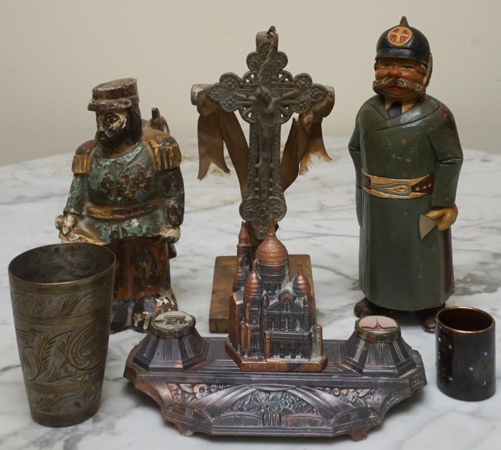 GROUP OF ASSORTED RUSSIAN METAL AND