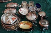 GROUP OF ASSORTED SILER PLATED