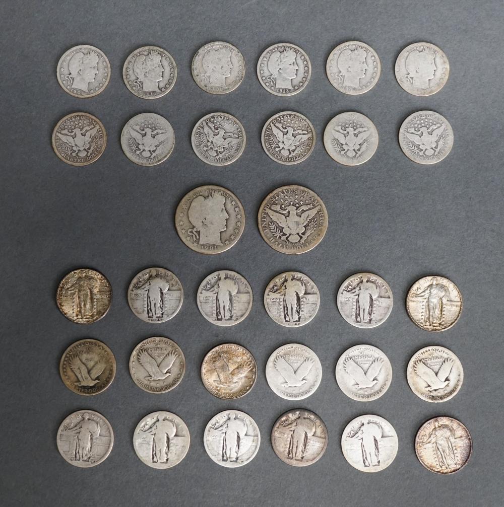 GROUP OF ASSORTED SILVER BARBER