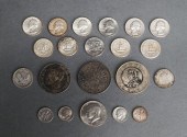 GROUP OF ASSORTED SILVER COINS