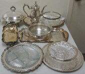 GROUP OF ASSORTED SILVERPLATE
