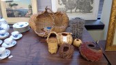 GROUP OF ASSORTED SPLIT OAK, P