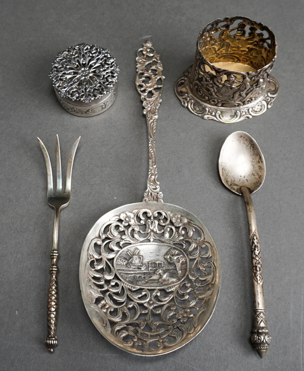GROUP OF ASSORTED STERLING AND