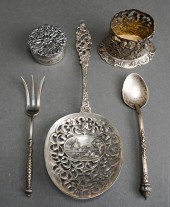 GROUP OF ASSORTED STERLING AND