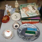 GROUP OF ASSORTED TABLE ARTICL