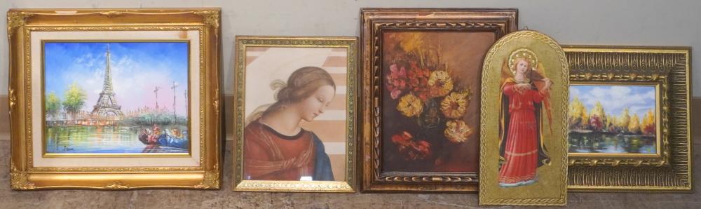 GROUP OF ASSORTED WORKS OF ARTGroup
