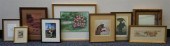 GROUP OF ASSORTED WORKS OF ART