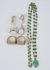 GROUP OF ASSORTED YELLOW GOLD