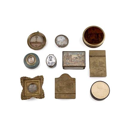 Group of Aviation Theme Boxes and