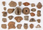 GROUP OF AZTEC INDIAN POTTERY