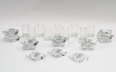 GROUP OF BACCARAT CRYSTAL ASHT