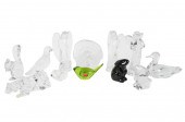 GROUP OF BACCARAT CRYSTAL FIGU