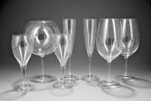 GROUP OF BACCARAT CRYSTAL STEM