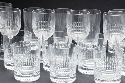 GROUP OF BACCARAT GLASSWARE, 25