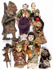 GROUP OF BALI SHADOW PUPPETSGr