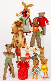 GROUP OF BAPS MINIATURE FELT A