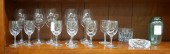 GROUP OF BAR GLASSWARE BY BACC