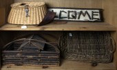 GROUP OF BASKETRY, INCLUDING W