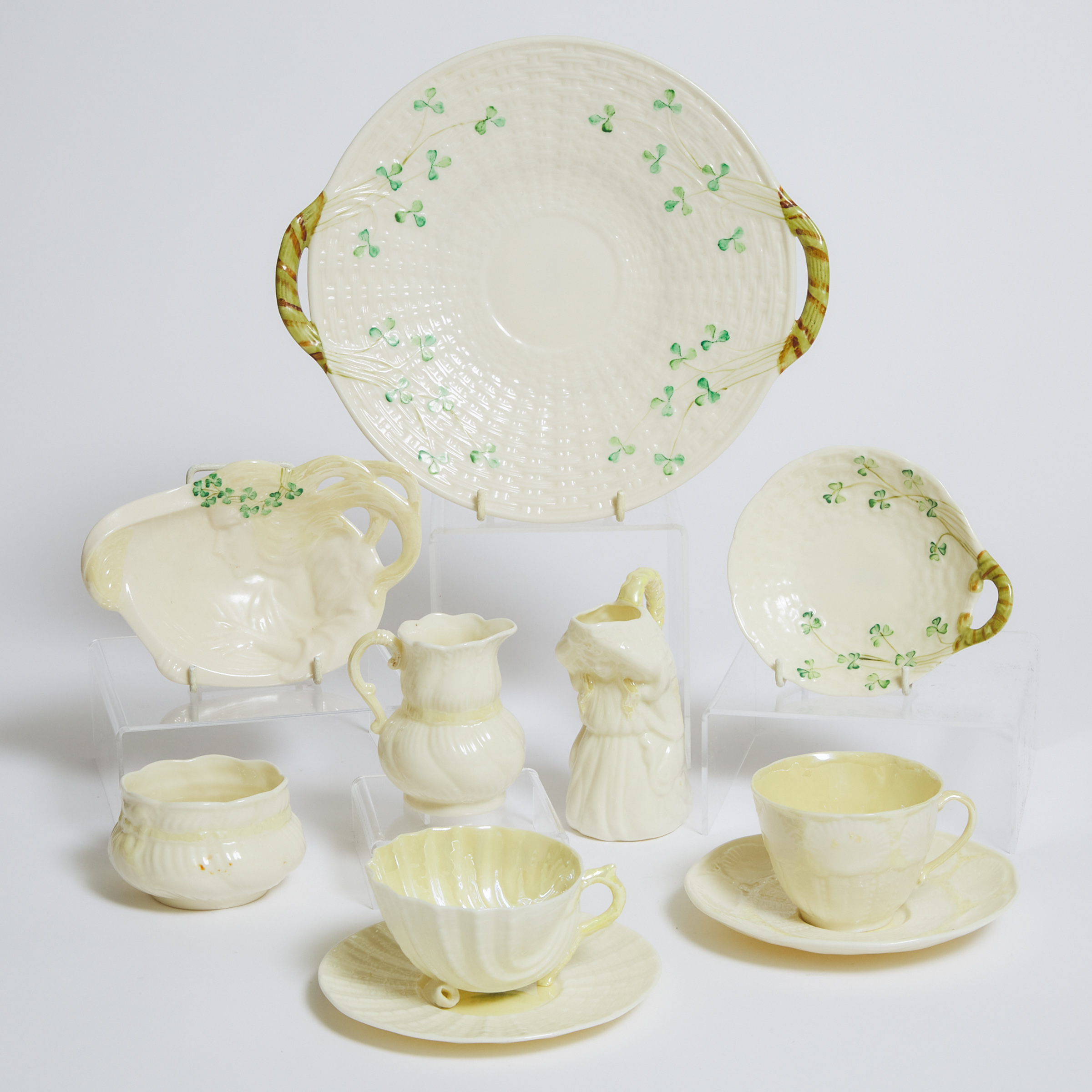Group of Belleek Porcelain, 20th