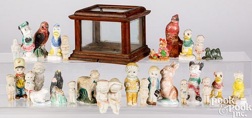 GROUP OF BISQUE AND CHALKWARE