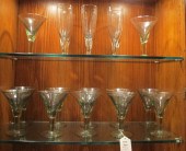 Group of Blown Glass Barwarein