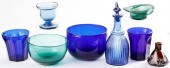 GROUP OF BLOWN GLASSGroup of b
